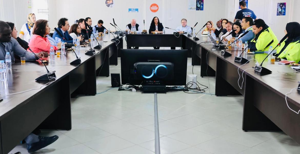 Conférence politique de l’AUSACO : Visite des participants au port Dakhla Atlantique