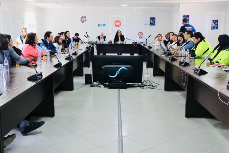 Conférence politique de l’AUSACO : Visite des participants au port Dakhla Atlantique